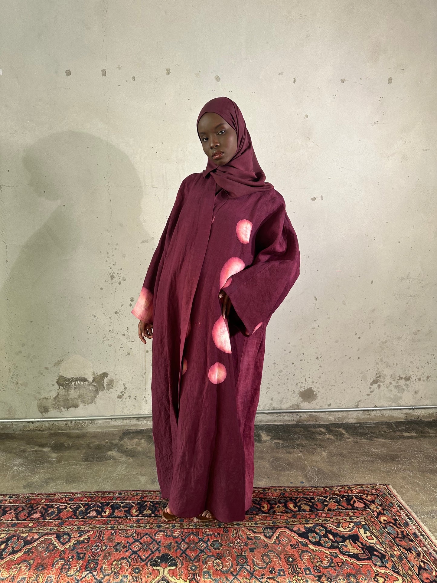 Crimson Handmade Abaya