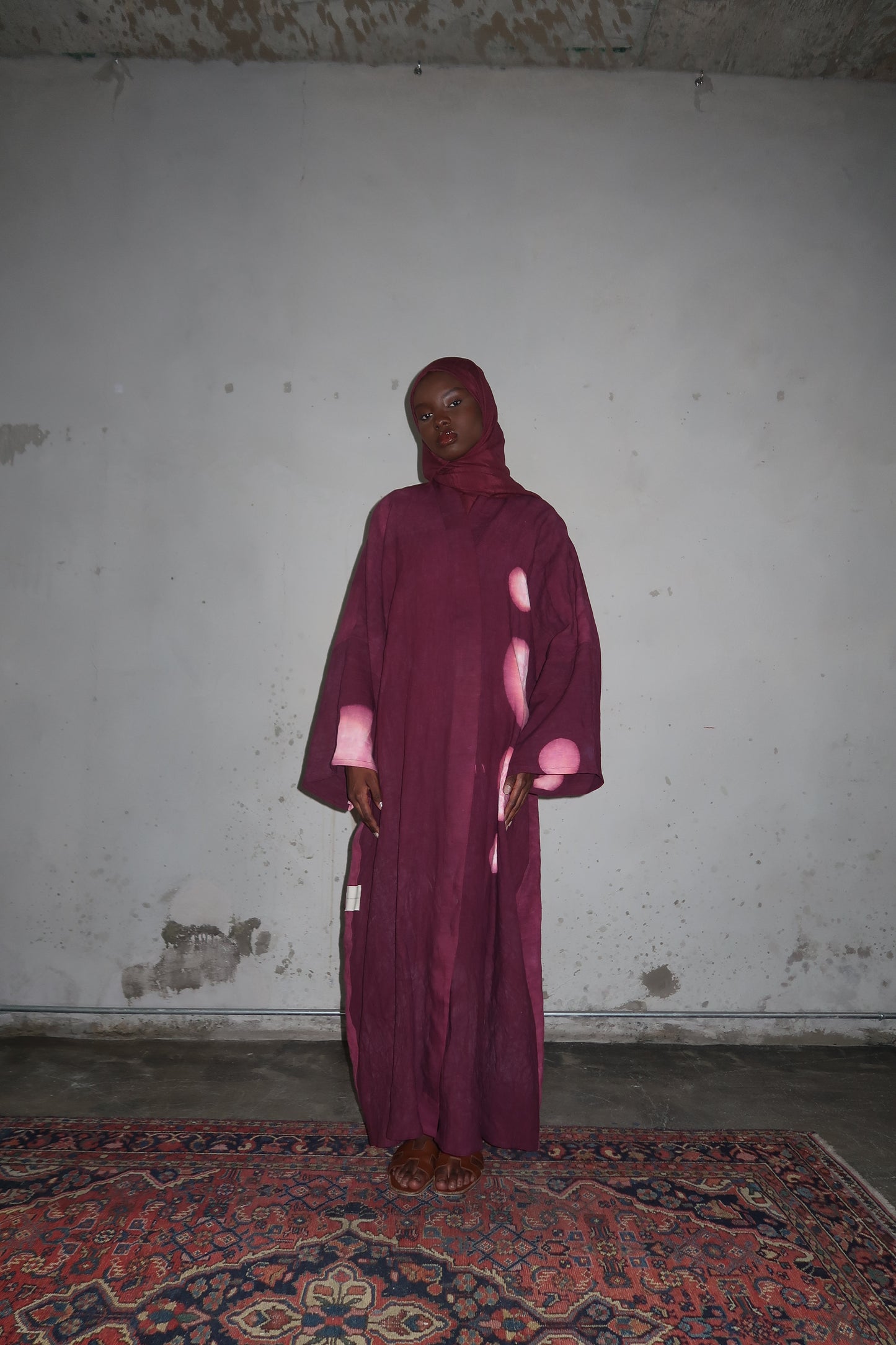 Crimson Handmade Abaya