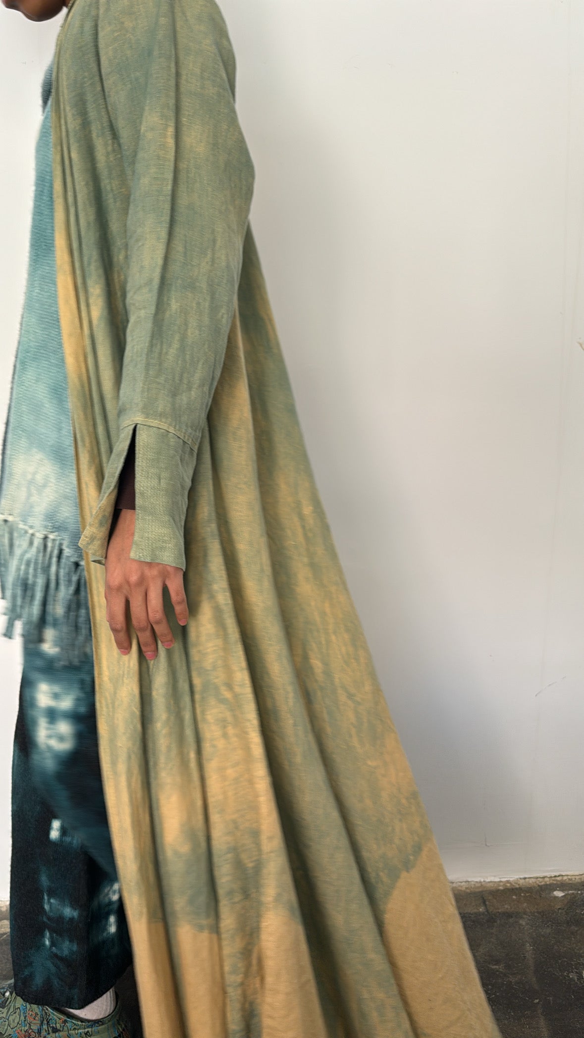 Hand-dyed knit set