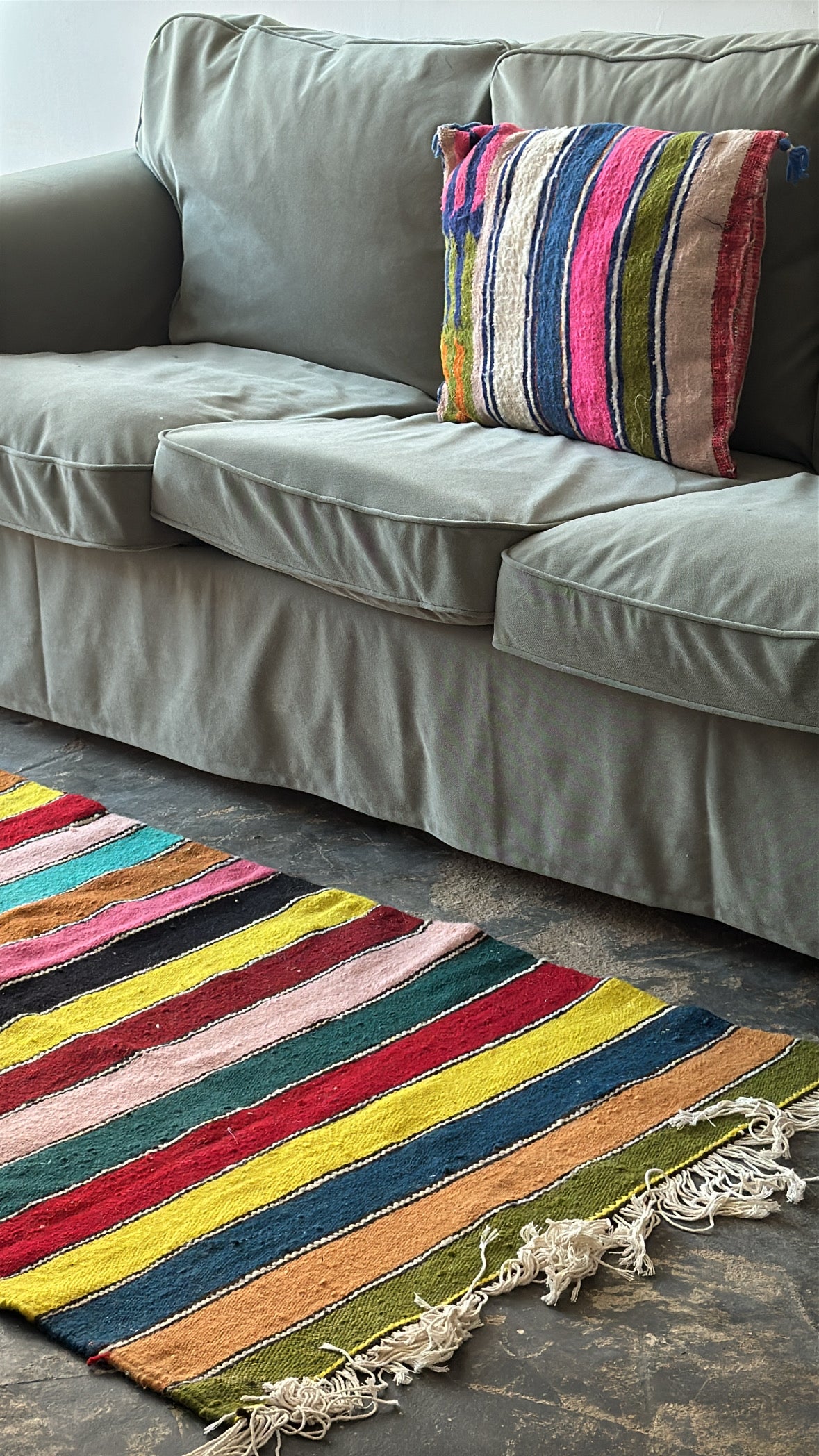 The Mogador Stripe Rug - Handwoven Rug