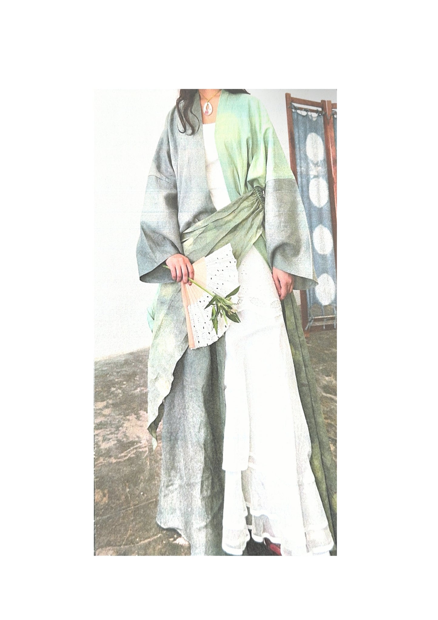 Jade Hand-dyed Abaya