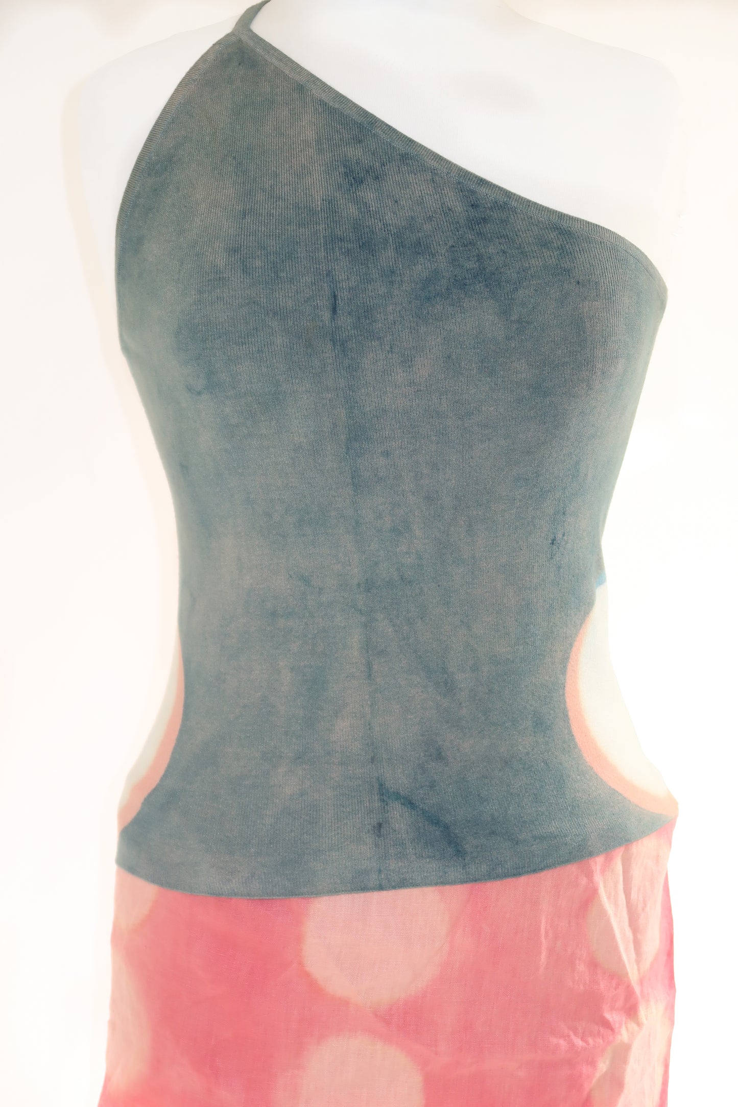 Handmade asymmetrical tank top