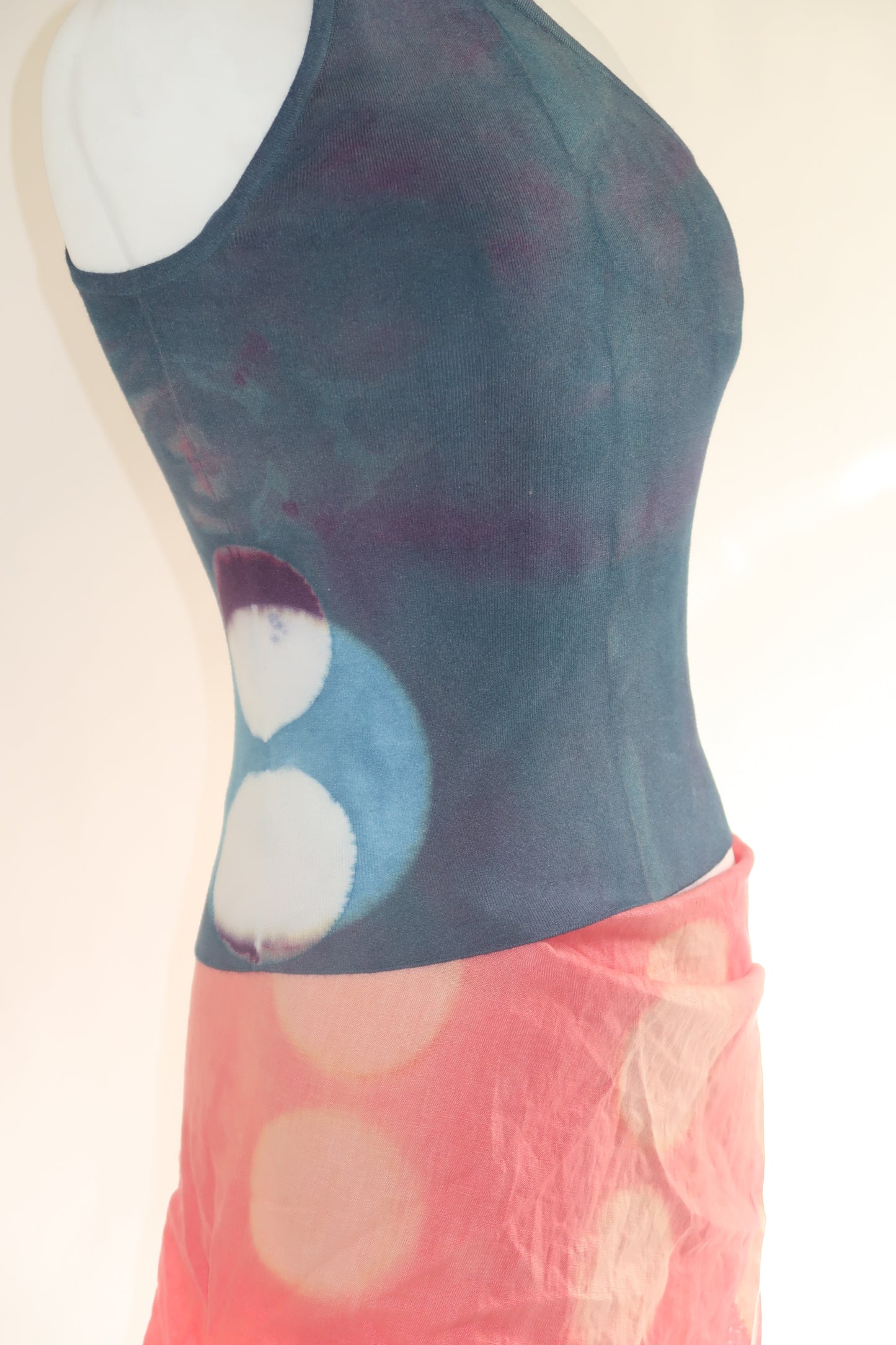 Handmade asymmetrical tank top